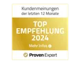 ProvenExpert Top Empfehlung 2024